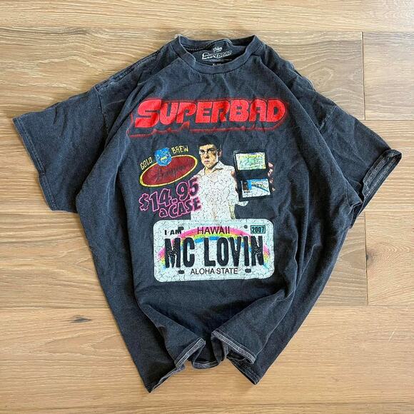 Superbad tee black and - Picture 1 of 4